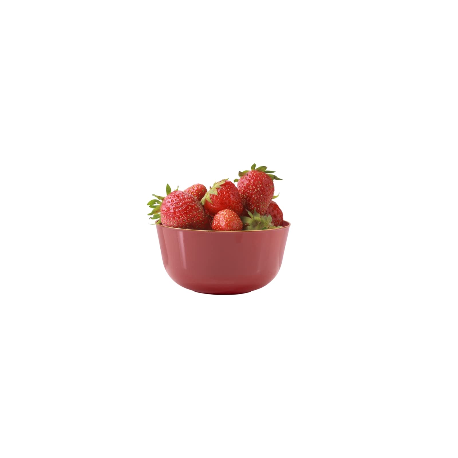 Burgundy Classic Design Plastic Bowls | 10 Count