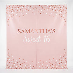 Sweet Sixteen Customizable Scene Setter Backdrop Kit