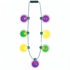 Oversized Masquerade Light-Up Bulb Necklace