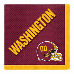 Washington Football Team Luncheon Napkins - 6.5 In. x 6.5 In.