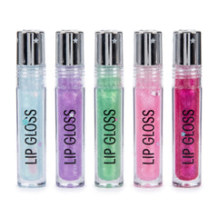 Sweet Animal Glitter Lip Gloss Set - 5 Pack