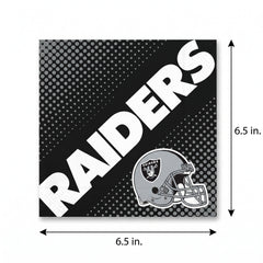 NFL Las Vegas Raiders Luncheon Napkins - 6.5 In. x 6.5 In.