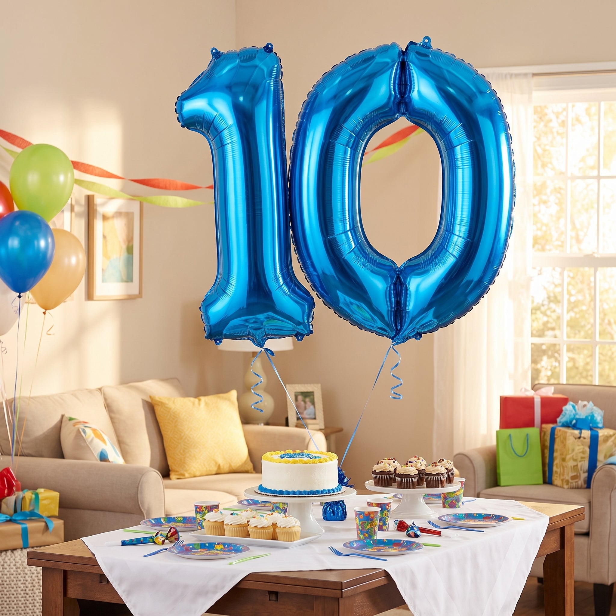 Royal Blue Foil Letter O Balloon