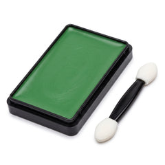 Festive Green Face Makeup - Team Spirit Edition