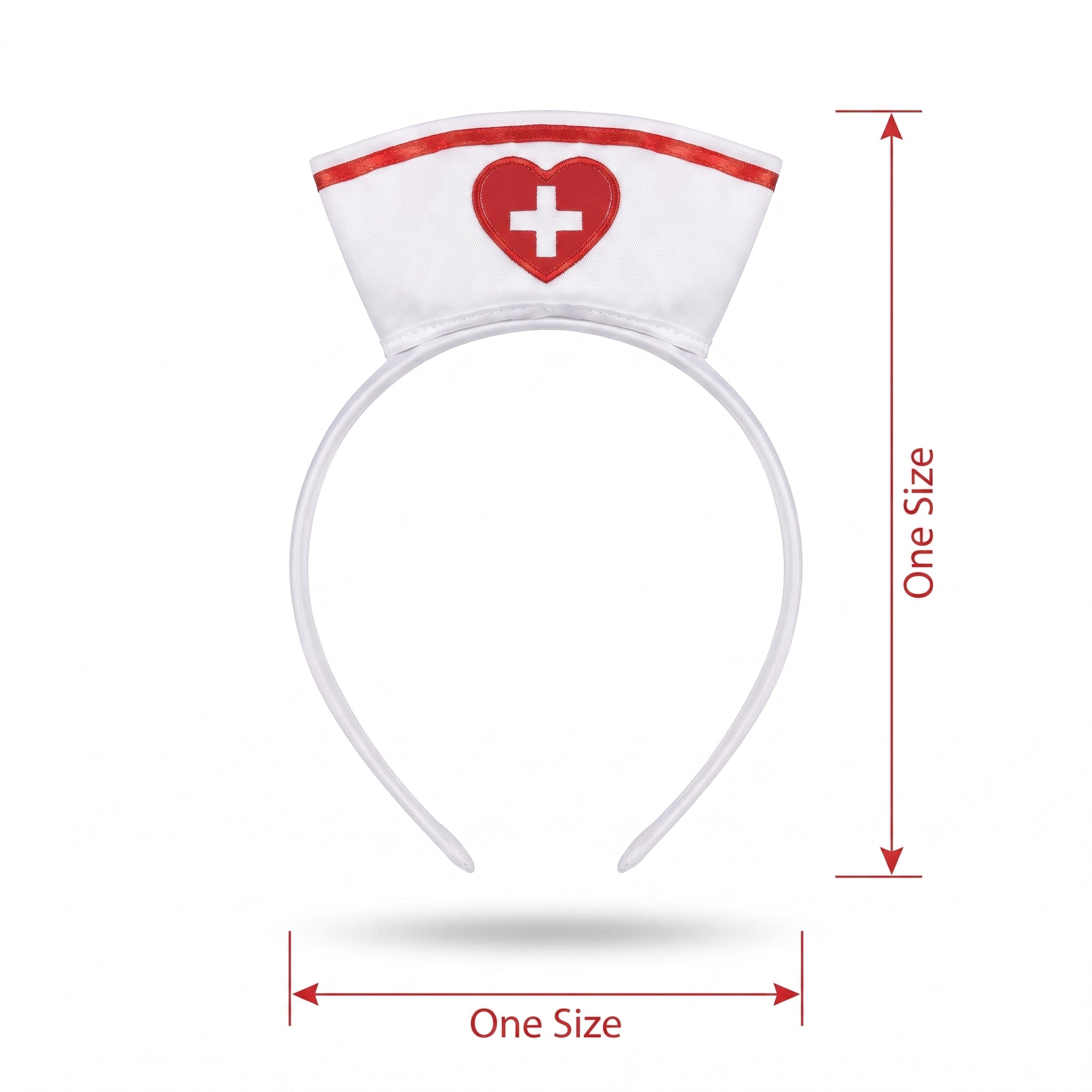 Mini Nurse Hat Headband Costume Accessory
