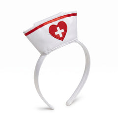 Mini Nurse Hat Headband Costume Accessory