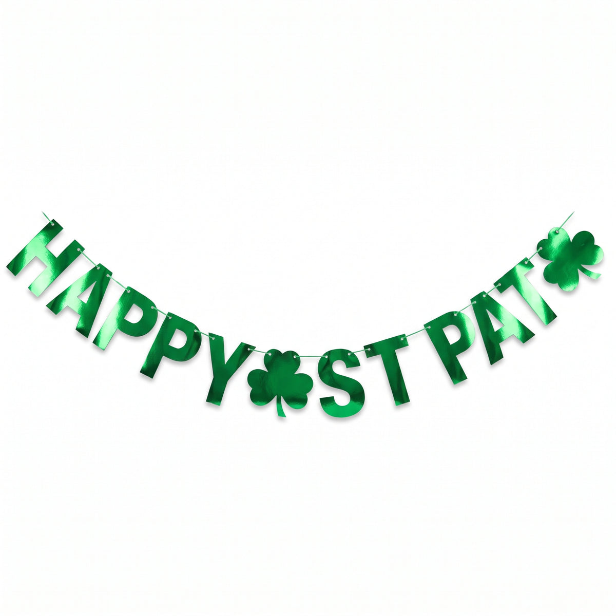 St. Patrick's Day "Happy St. Pat's" Letter Banner