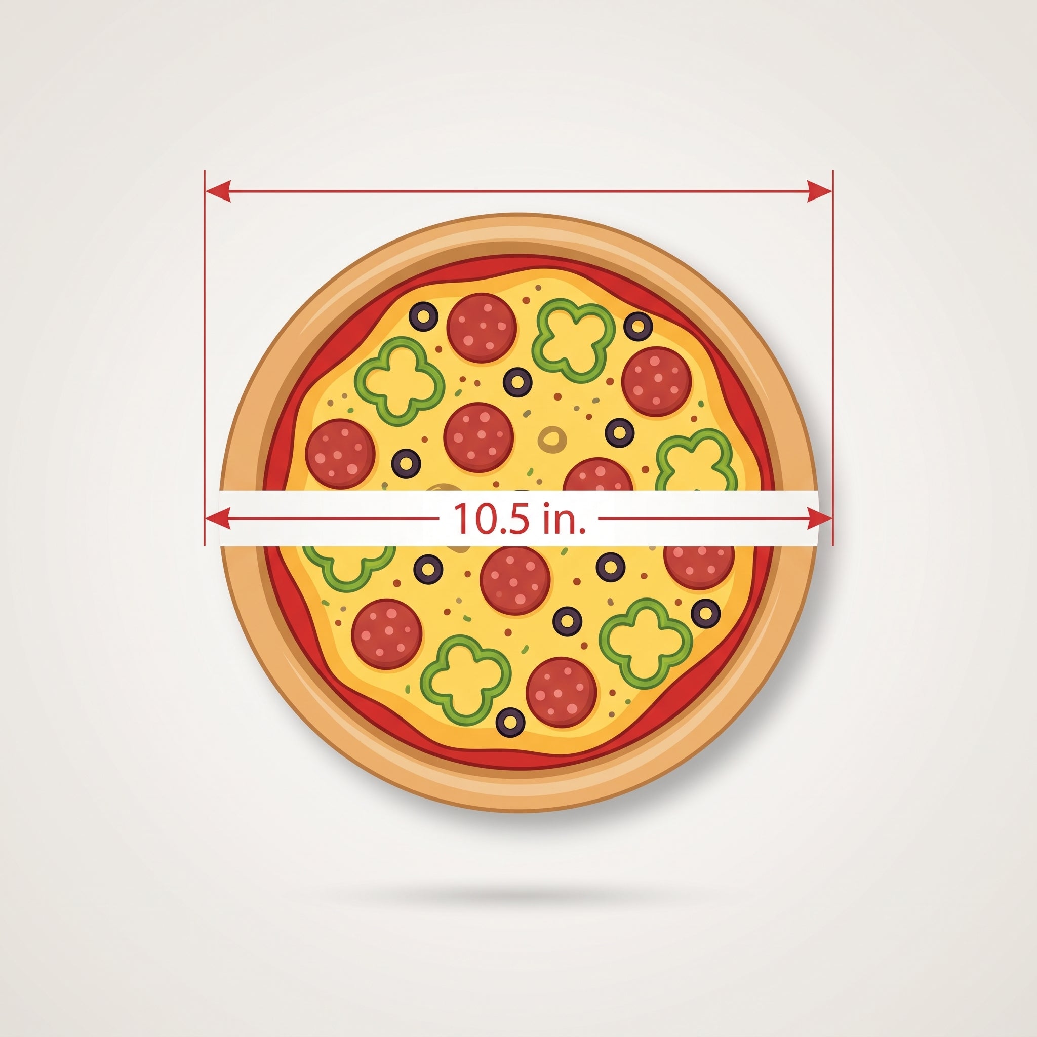 Pizza Party 10.5" Round Paper Plates