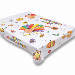 Thanksgiving Color-In Paper Table Cover