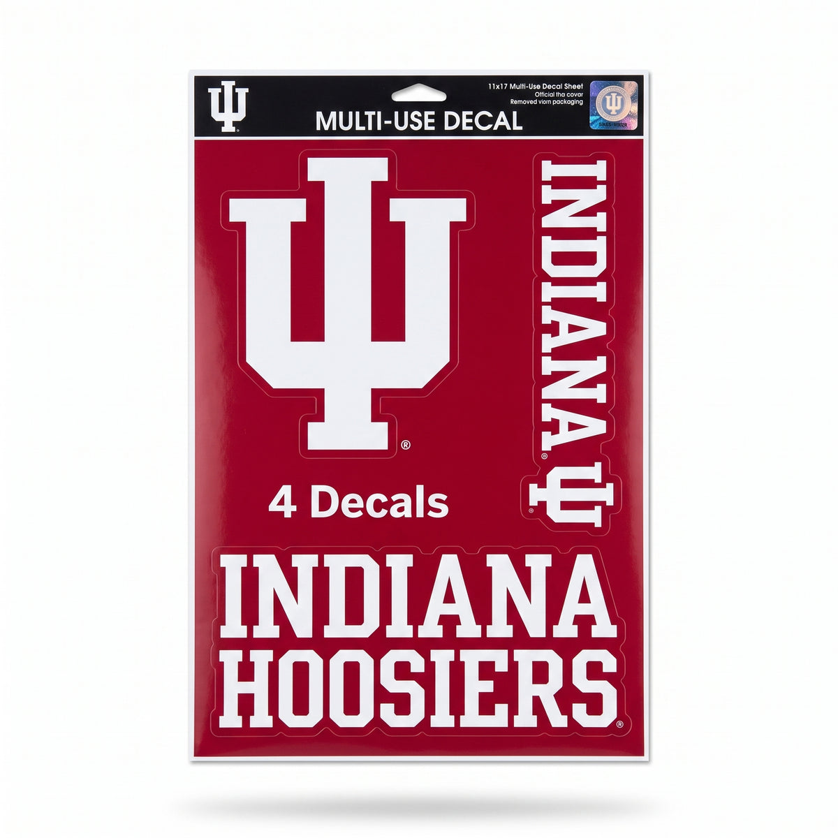 Indiana Hoosiers 11x17 Decal Sheet