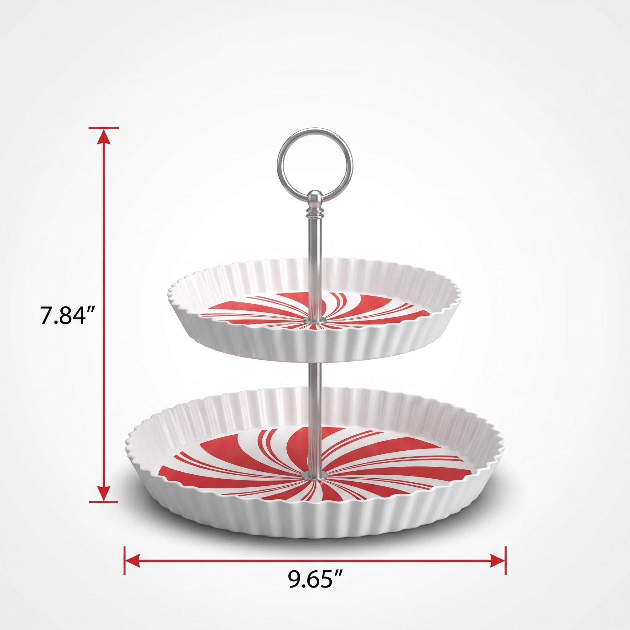 Festive Cocoa Bar Tiered Serving Stand