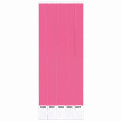 Solid Pink Event Wristbands - 500 Pack