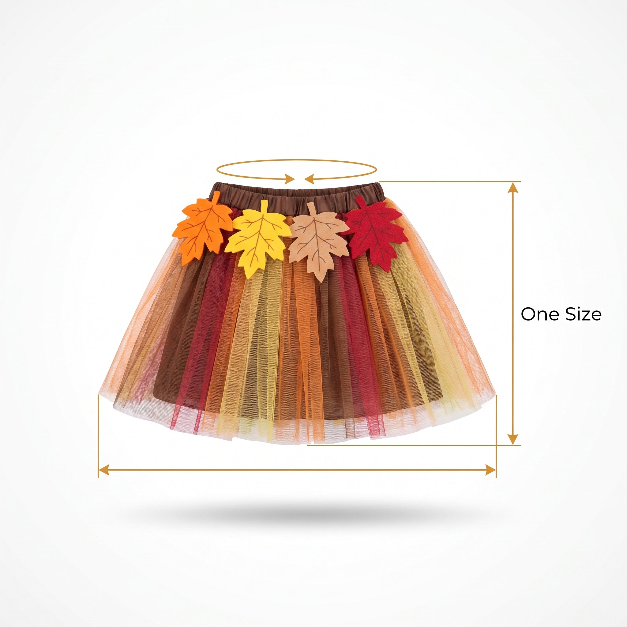 Festive Thanksgiving Tutu Skirt for Adults