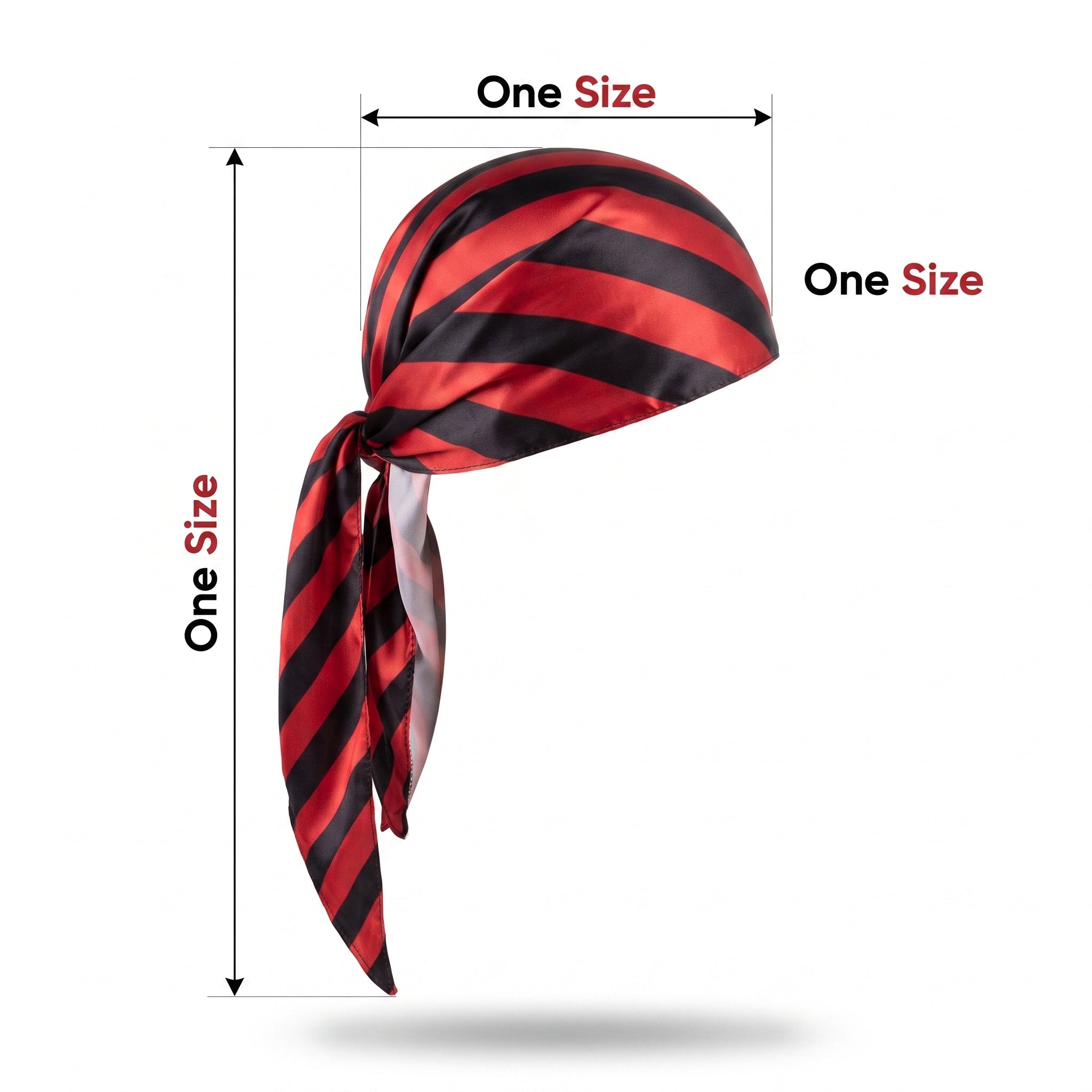 Striped Pirate Headscarf Costume Accessory