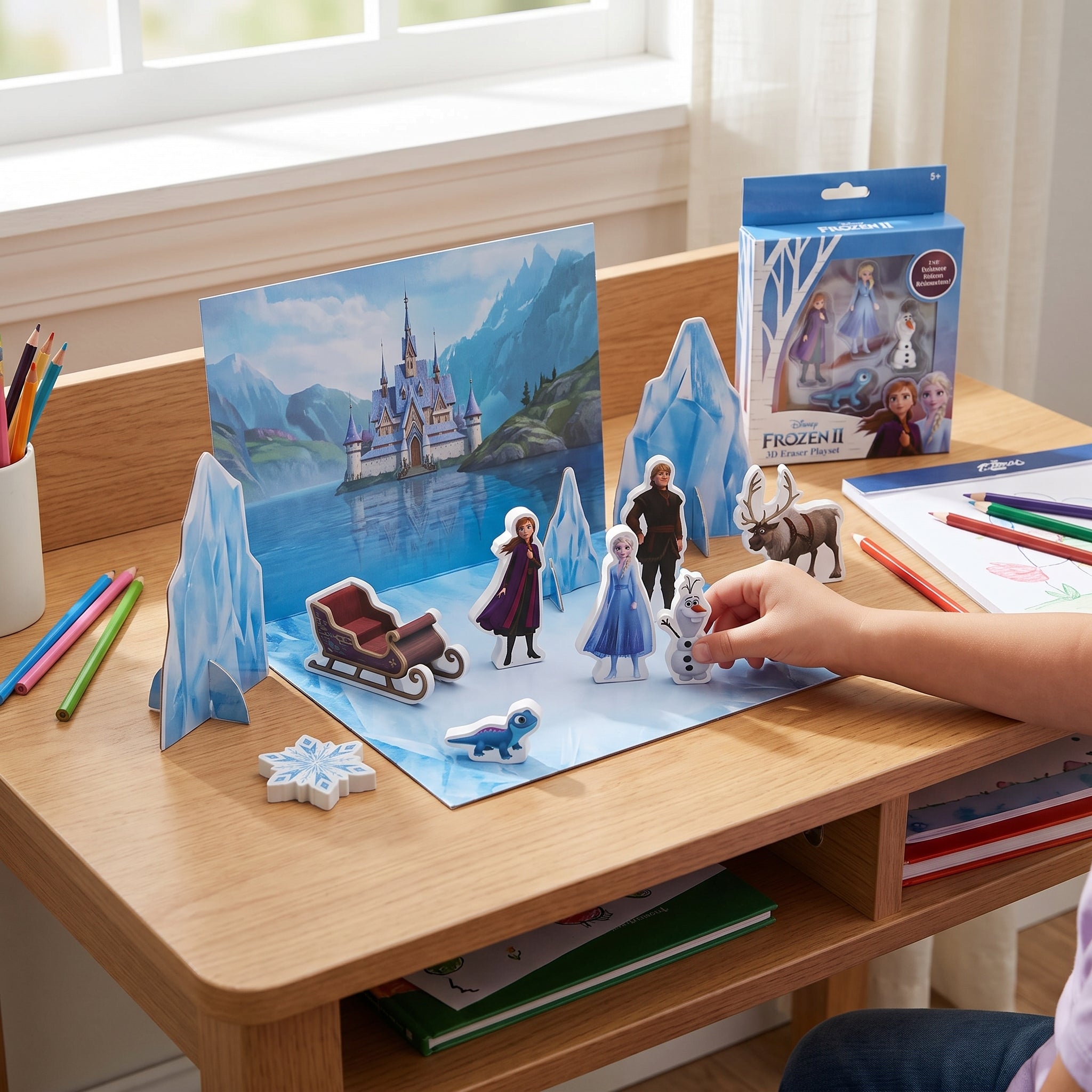 Disney Frozen 2 Eraser Playset for Kids