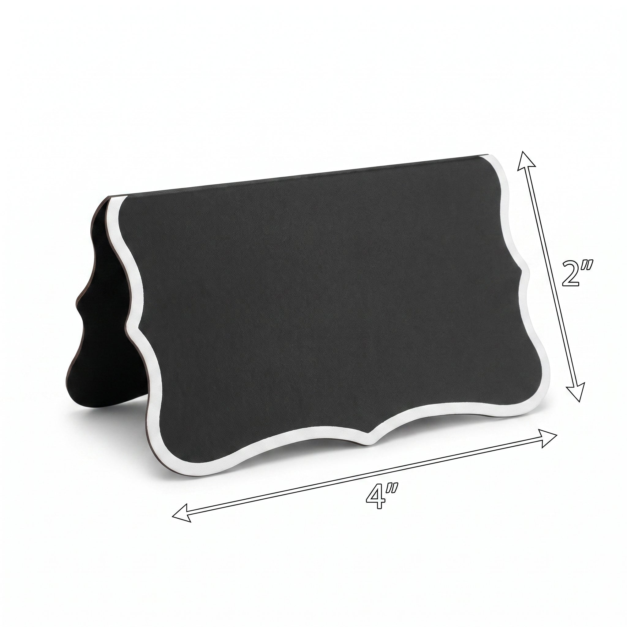 Customizable Chalkboard Tent Cards - 4-Inch, 25-Pack
