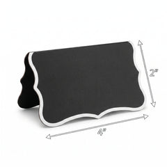 Customizable Chalkboard Tent Cards - 4-Inch, 25-Pack