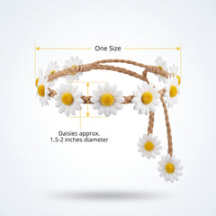 Retro 60s Daisy Flower Headband