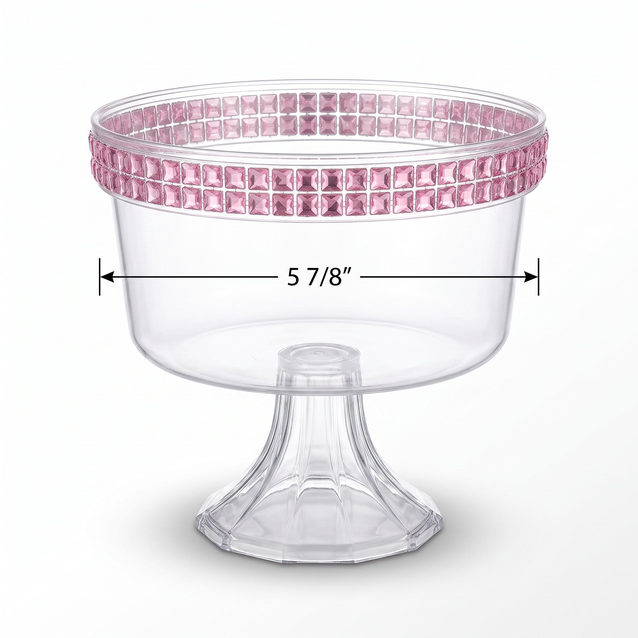Pink Gem Small Trifle Container