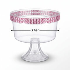 Pink Gem Small Trifle Container
