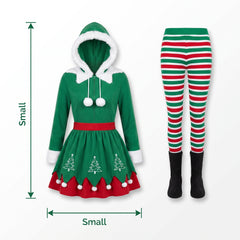 Adult Sassy Elf Christmas Costume