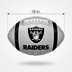 18-Inch Raiders Football Foil Balloon