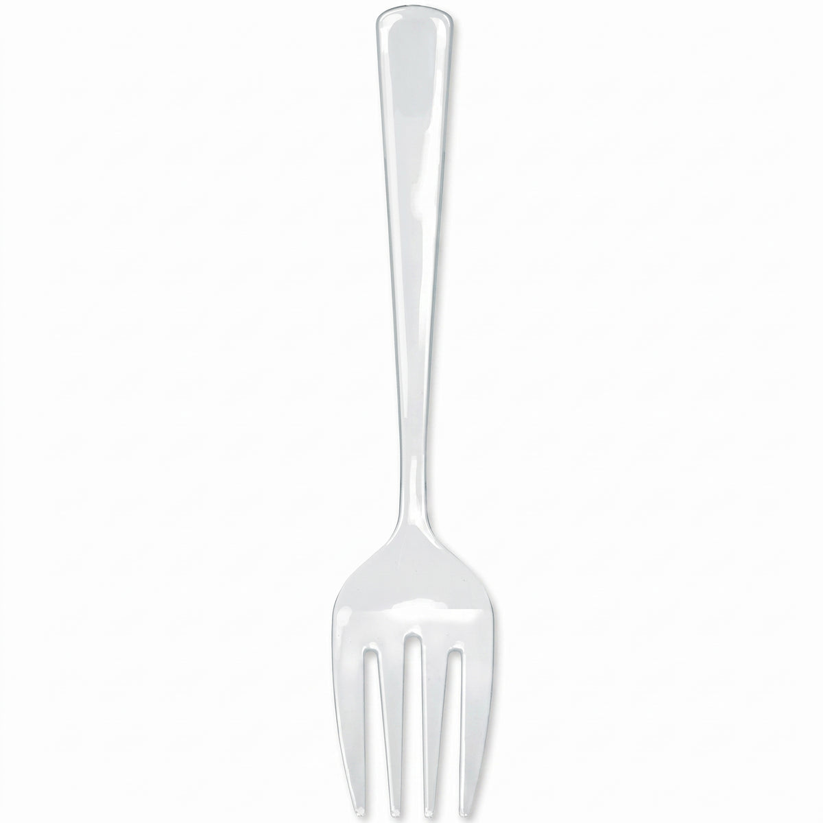 Clear Plastic Serving Fork - 9.75" | 2 Pack