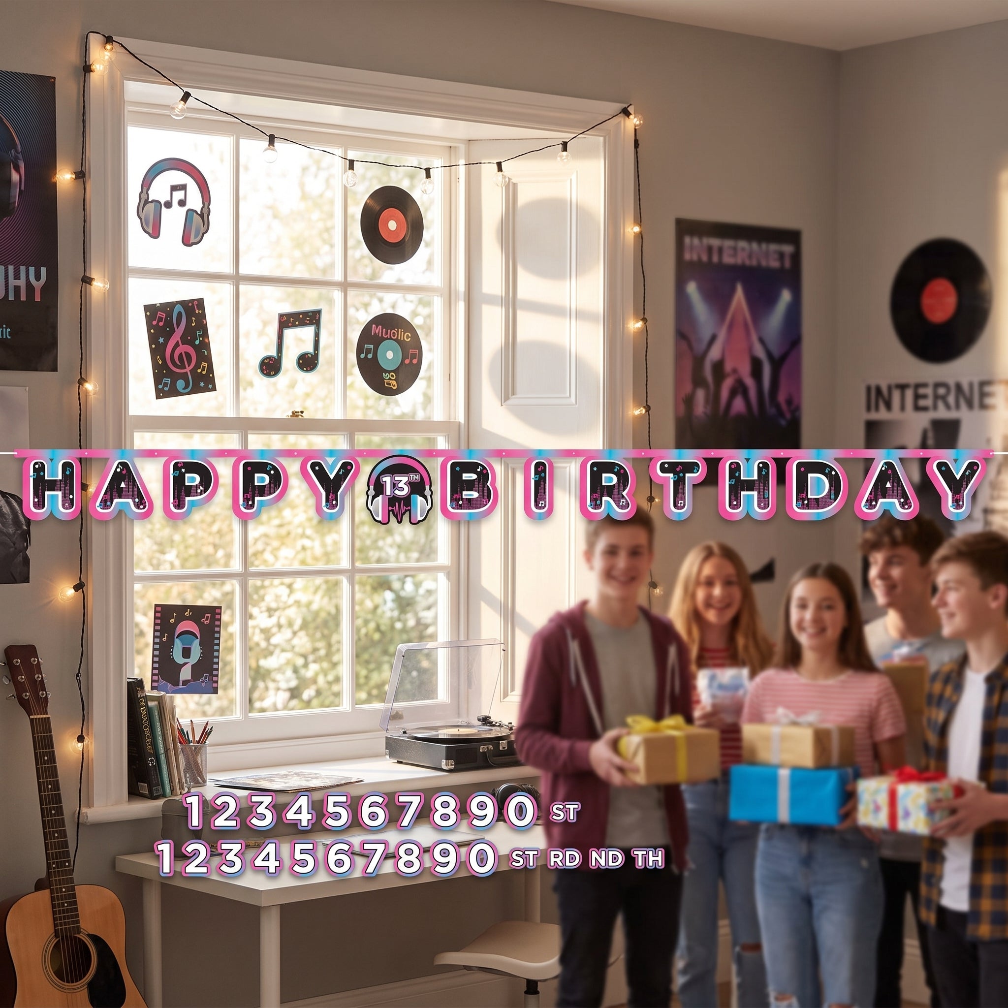 Internet Famous Jumbo Add-An-Age Birthday Banner