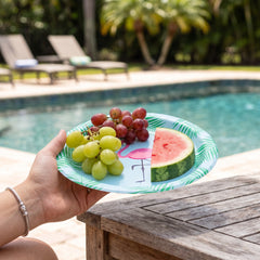 Flamingo Paradise 6.75" Paper Plates