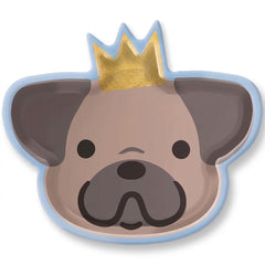 Adorable Puppy Party 7" Shaped Paper Plates