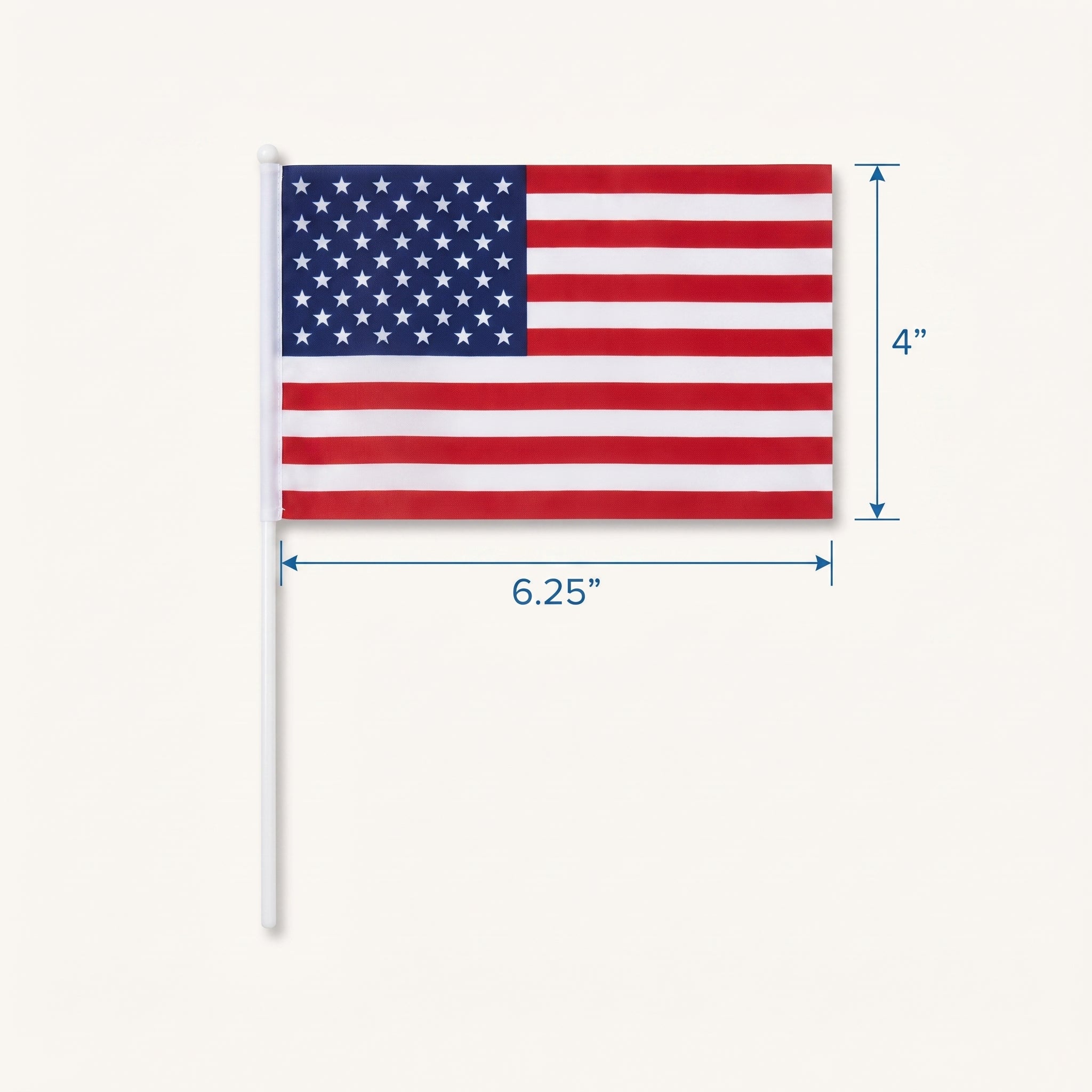 American Flag Handheld Decorations - 12 Pack