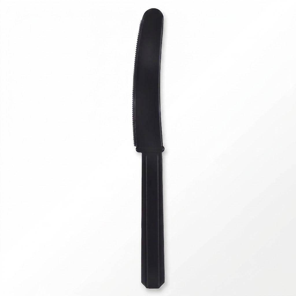 Black Plastic Economy Knives - 7.5 in.