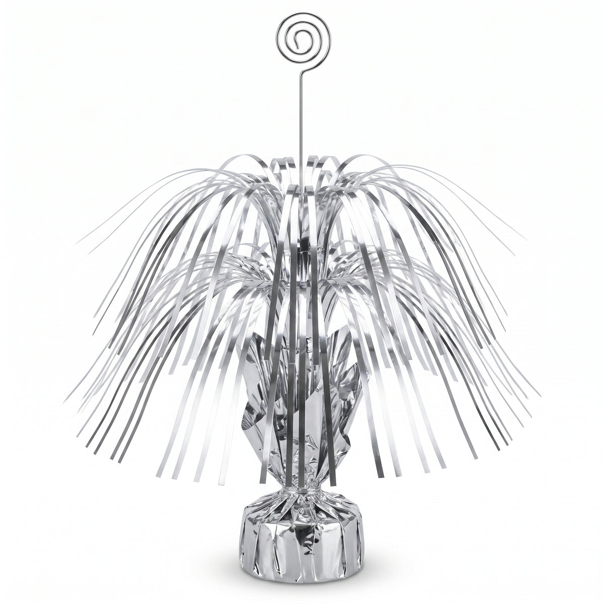 Giant Silver Metallic Spray Centerpiece