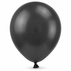 Luxaire Premium 12" Black Latex Balloons - Pack of 25