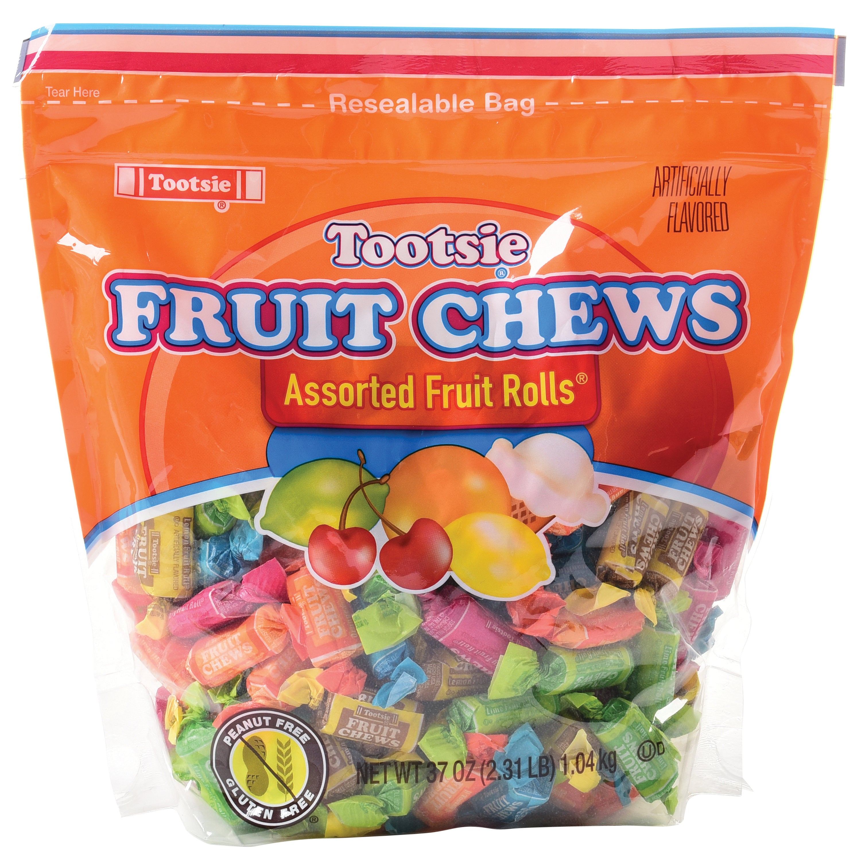 Tootsie Fruit Chews/37 Ounce Bag