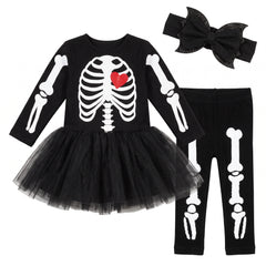 Infant Skeleton Tutu Halloween Costume