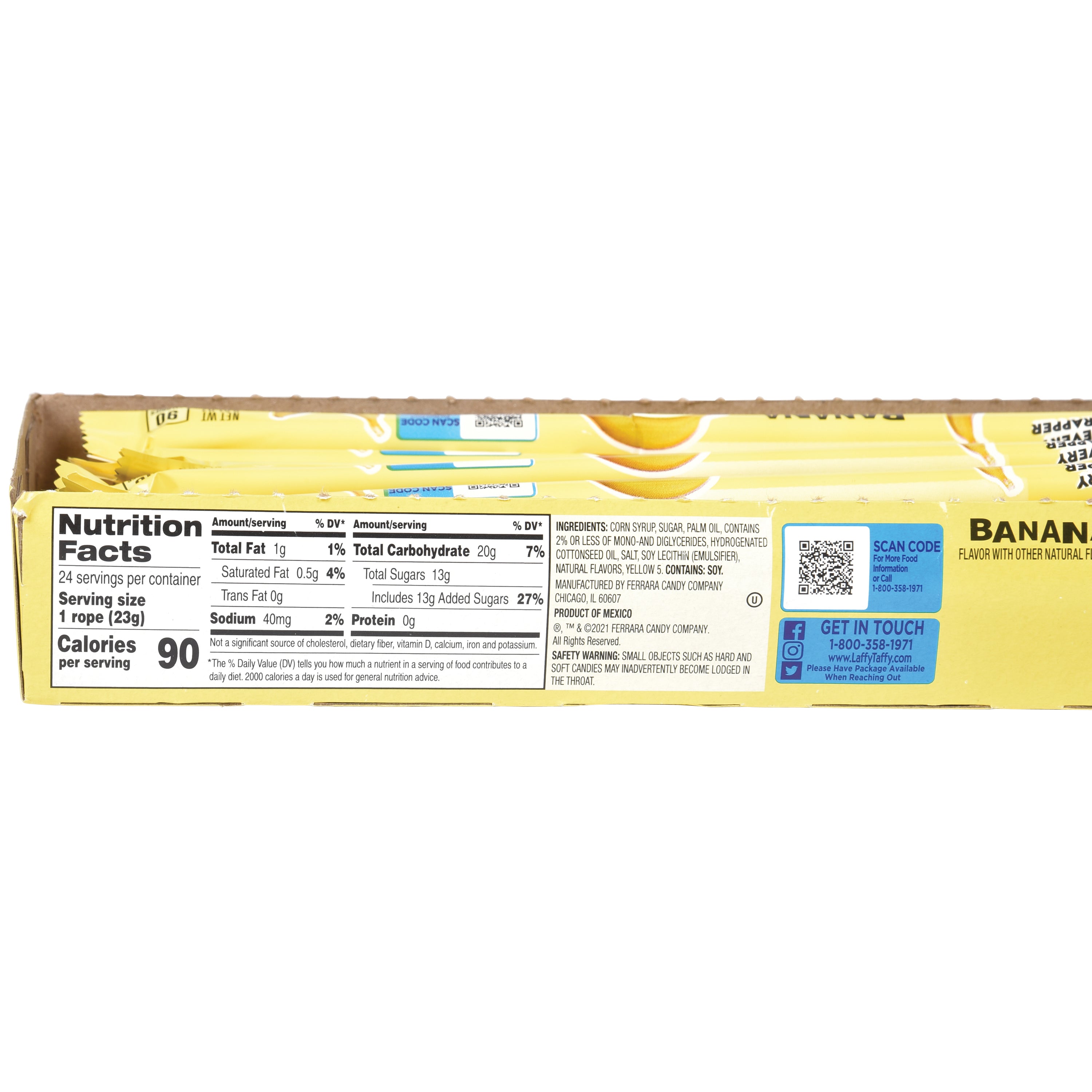 Laffy Taffy Bannana/24 Per Disp