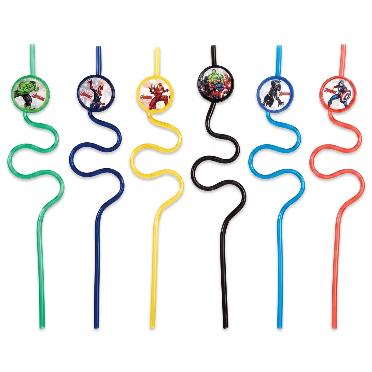 Avengers Assemble Crazy Straws - Party Favors