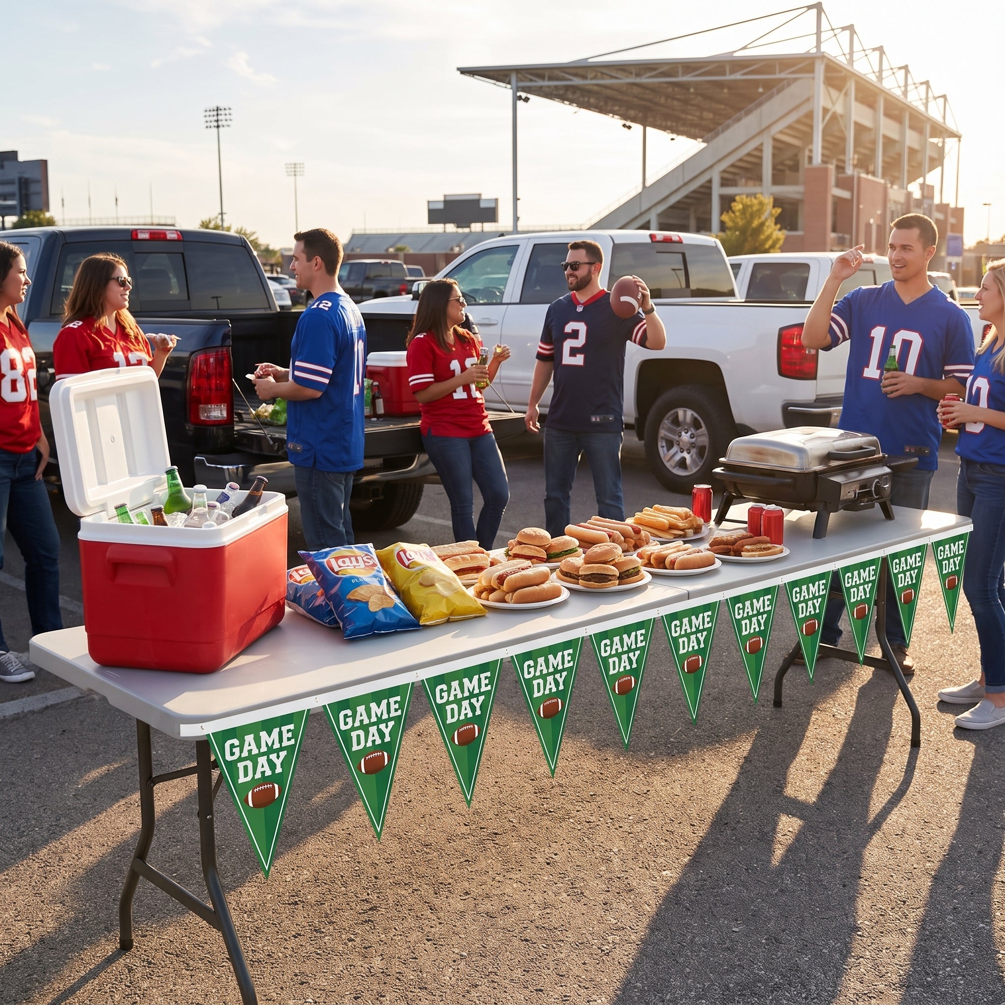 Game Day Football Pennant Banner