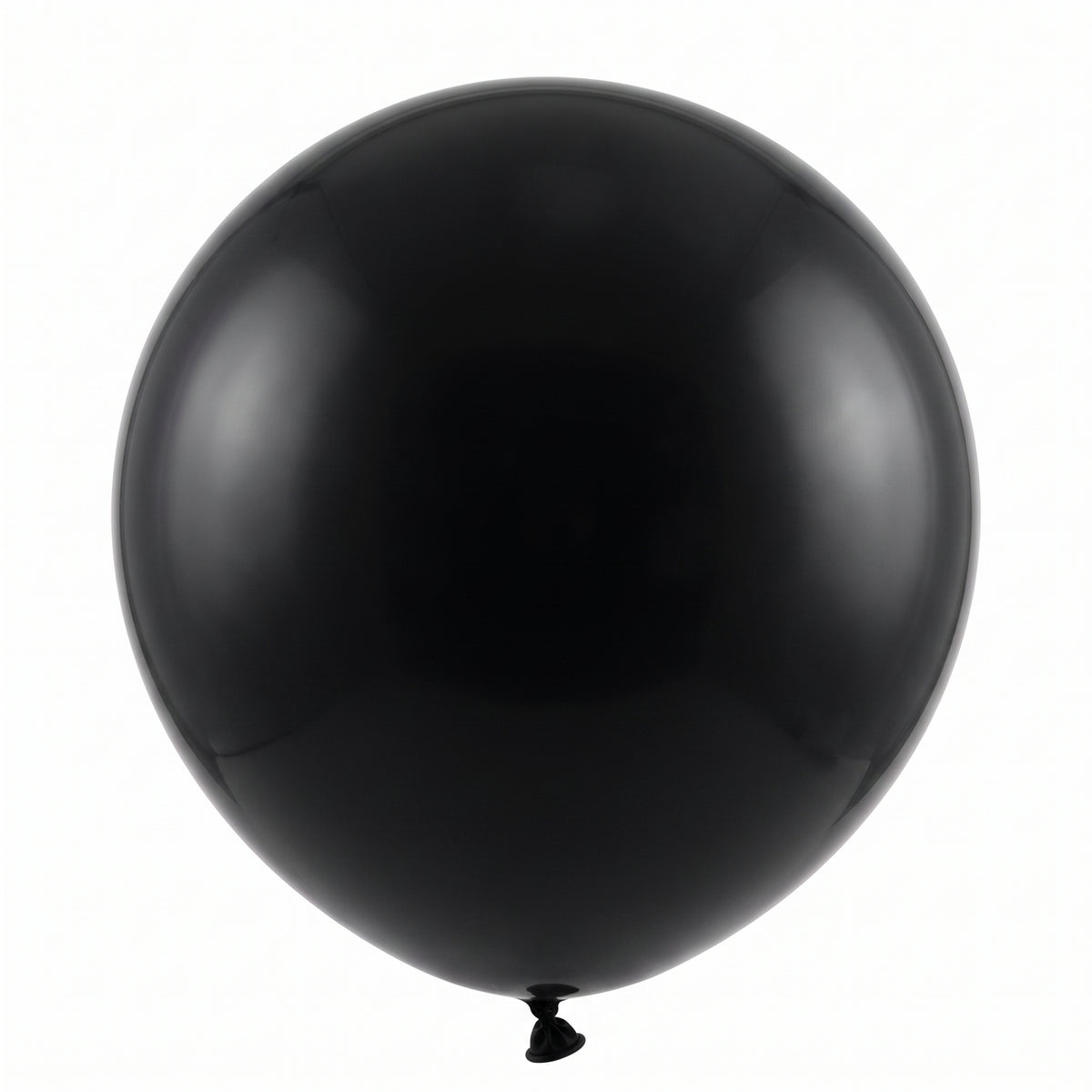 Elegant Black Latex Balloons, 24-Inch, 4-Pack