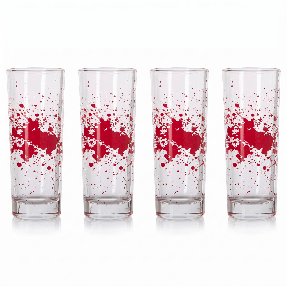Spooky Blood Splatter Shooter Glass Set for Halloween