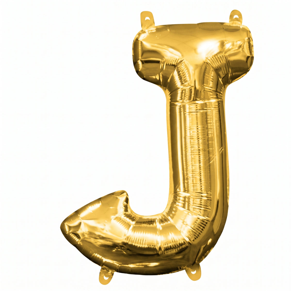 Gold Foil Letter "J" Balloon - Air Filled