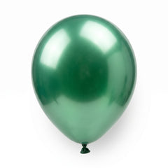 Leaf Green Metallic Latex Balloons - 50 Pack, 5-Inch