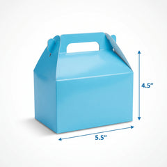 Vibrant Blue Gable Box for Party Favors