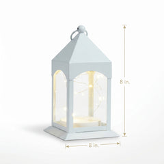 Elegant 8'' LED Decorative Lantern