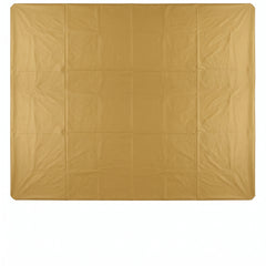 Gold Plastic Table Cover - 54 x 108 Inches