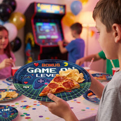 Game On Gamer Birthday Paper Plates - 8.5" (8 Count)