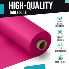 Unleashed - 40 In. x 100 Ft. Hot Pink Table Roll
