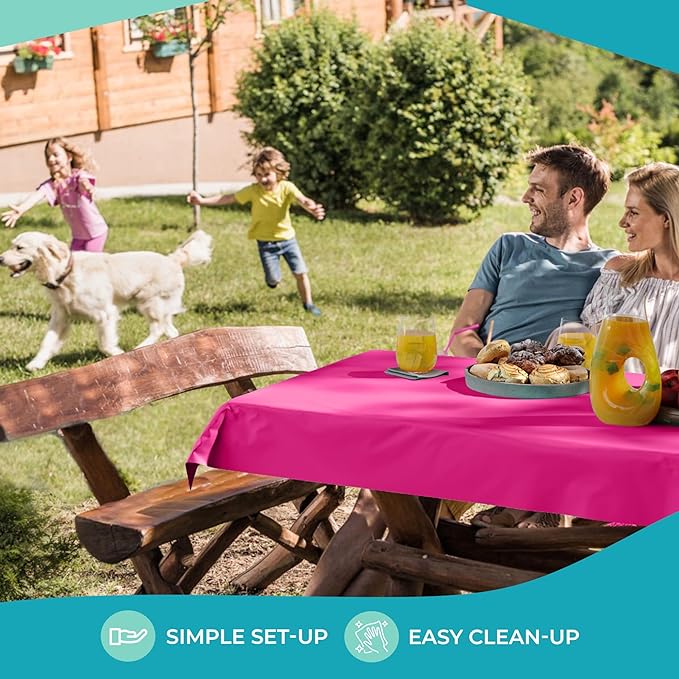 Unleashed - 40 In. x 100 Ft. Hot Pink Table Roll