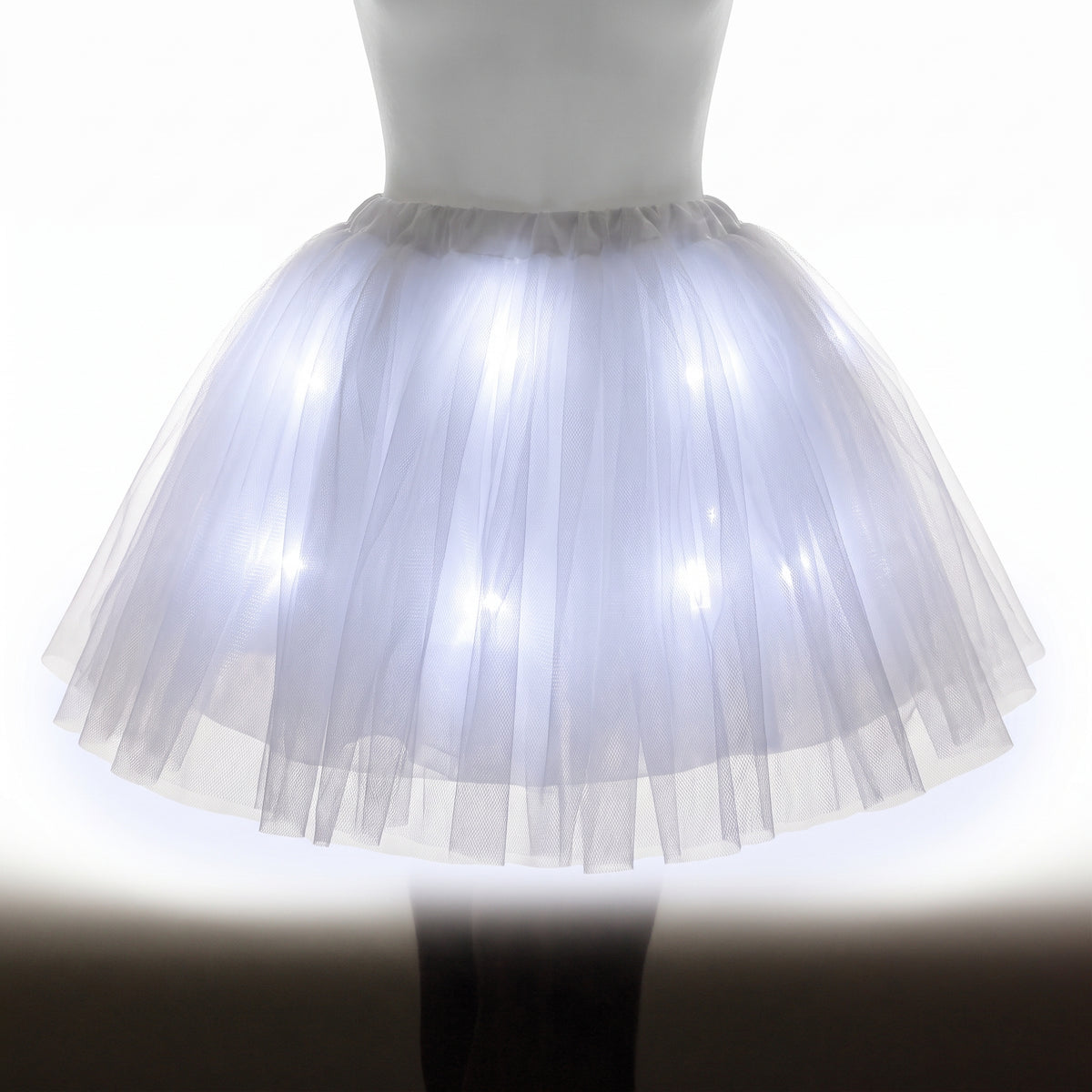 Light-Up White Adult Tutu